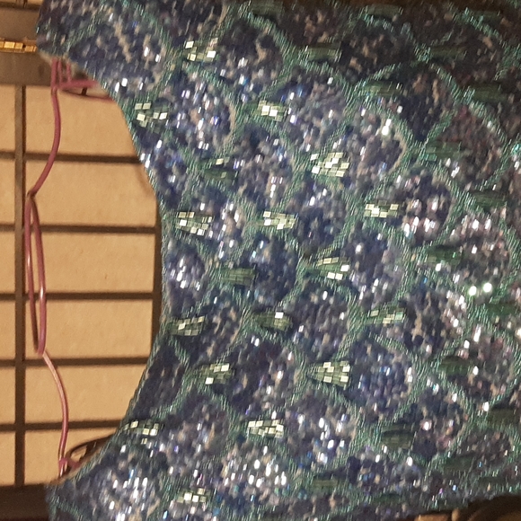 Vintage sequined top size 8 - Picture 9 of 11